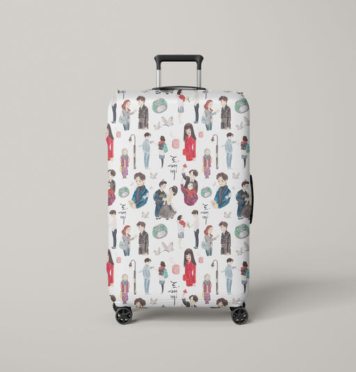 goblin korean drama moment Luggage Cover | suitcase