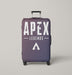 gradient font of apex legends Luggage Covers | Suitcase