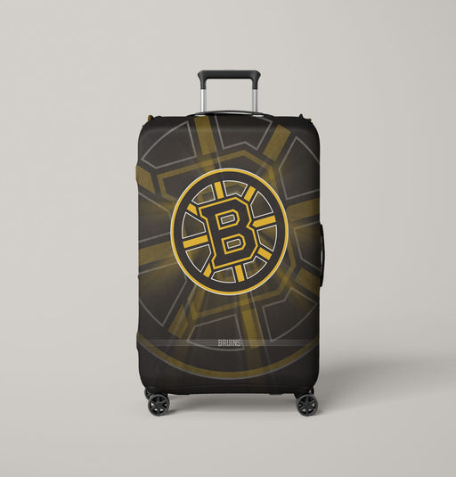 gold boston bruins logo Luggage Covers | Suitcase