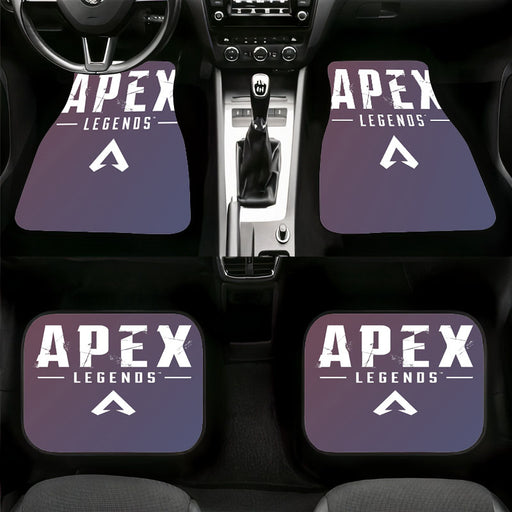 gradient font of apex legends Car floor mats Universal fit