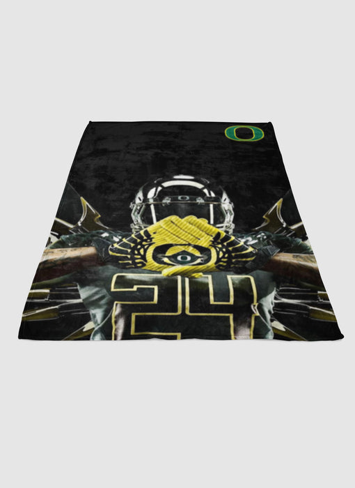 OREGON DUCKS 1 soft fleece blanket