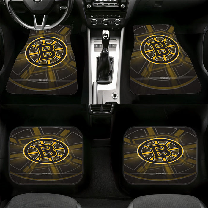 gold boston bruins logo Car floor mats Universal fit