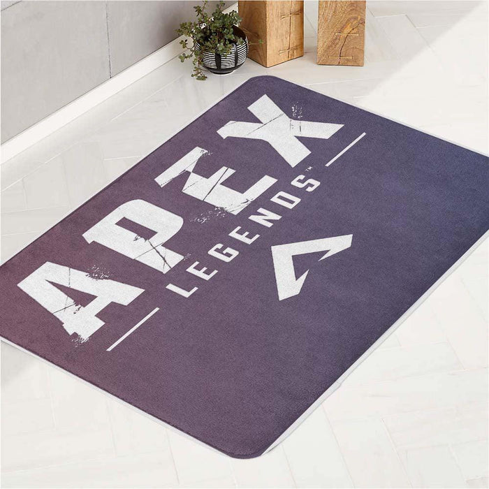 gradient font of apex legends bath rugs