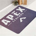 gradient font of apex legends bath rugs