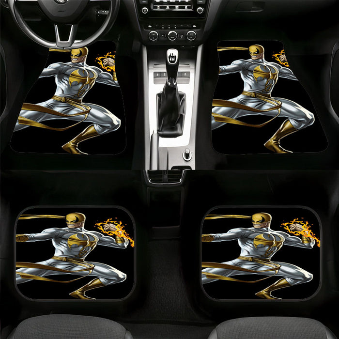 gold cloth iron fist marvel Car floor mats Universal fit