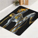 gold cloth iron fist marvel bath rugs