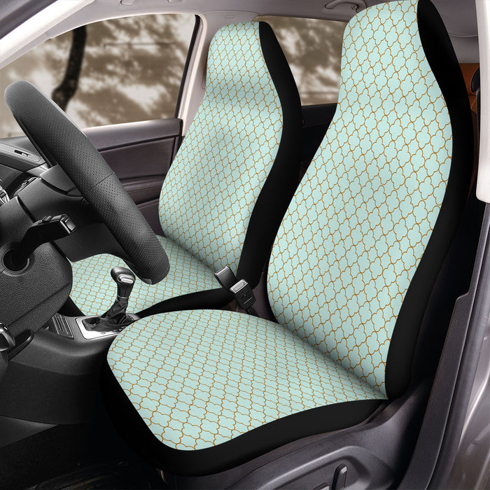 gold abstract pattern solid Car Seat Covers