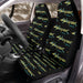 gold cyberpunk 2077 video game Car Seat Covers