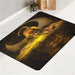 gold power iron fist bath rugs