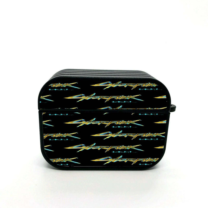 gold cyberpunk 2077 video game airpods case