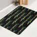 gold cyberpunk 2077 video game bath rugs