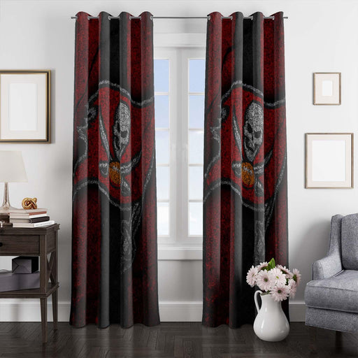 grain tampa bay buccaneers logo window Curtain