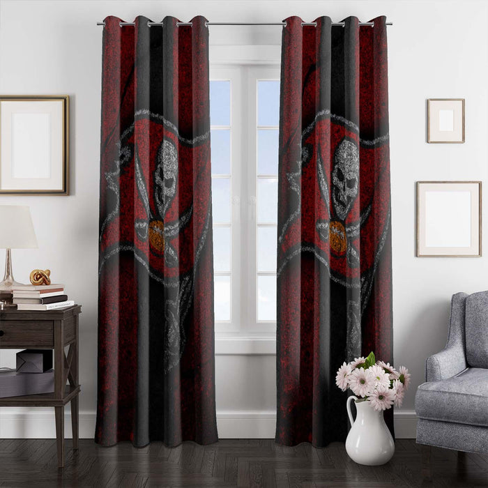 grain tampa bay buccaneers logo window Curtain