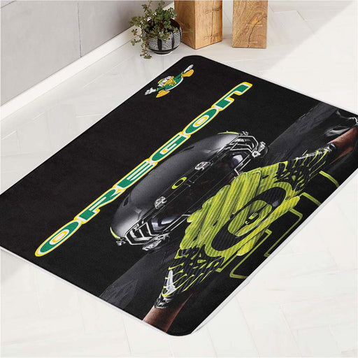 Oregon Ducks Logo 1 bath rugs