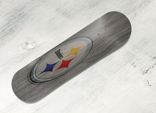 grainy pittsburgh steelers logo Skateboard decks