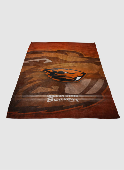 Oregon State Beavers soft fleece blanket