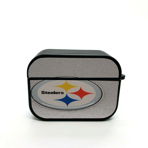 grainy pittsburgh steelers logo airpod case