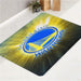 golden state warriors shining logo bath rugs