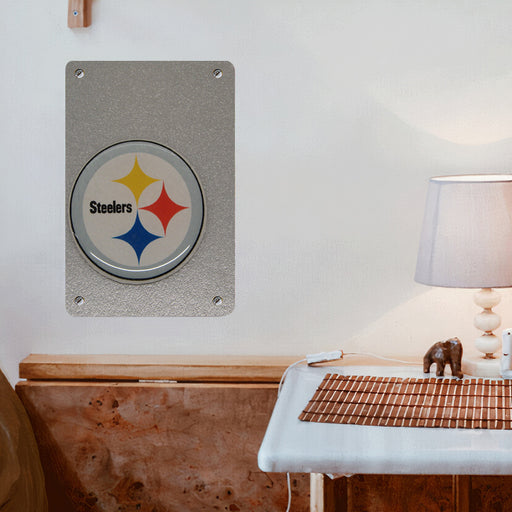 grainy pittsburgh steelers logo Poster Metal print wall art