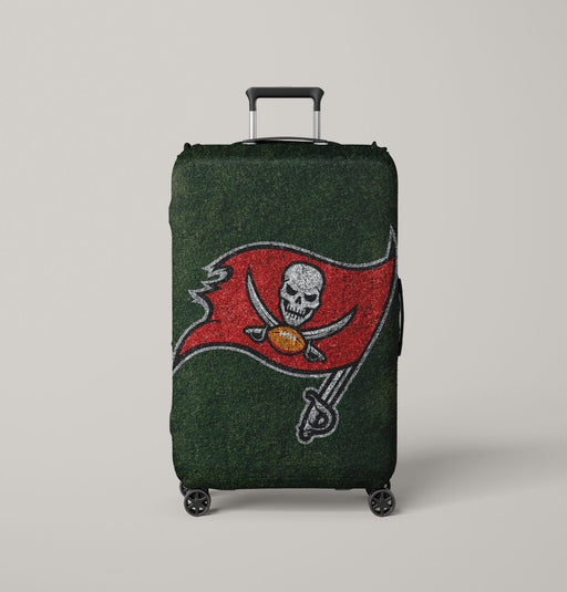 grass green tampa bay buccaneers Luggage Covers | Suitcase