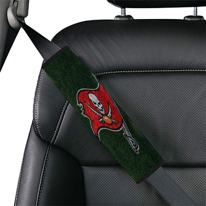 grass green tampa bay buccaneers Car seat belt cover - Grovycase