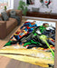 green lantern justice league Living room carpet rugs