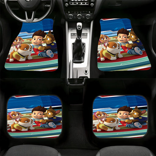 good relationship of paw patrol animation Car floor mats Universal fit