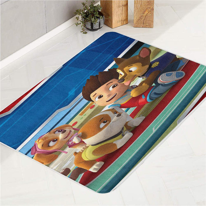 good relationship of paw patrol animation bath rugs