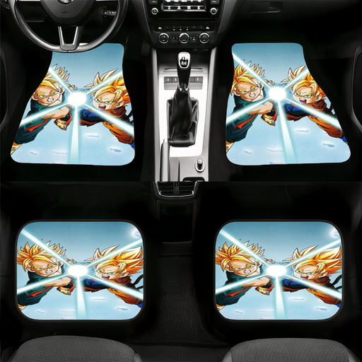 goten and trunks become as one Car floor mats Universal fit