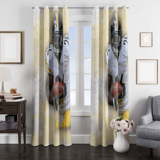 great player of pittsburgh steelers nfl window Curtain