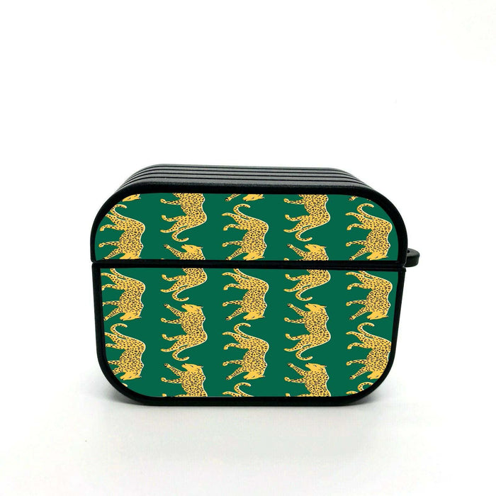 golden tigers walking in forest airpods case