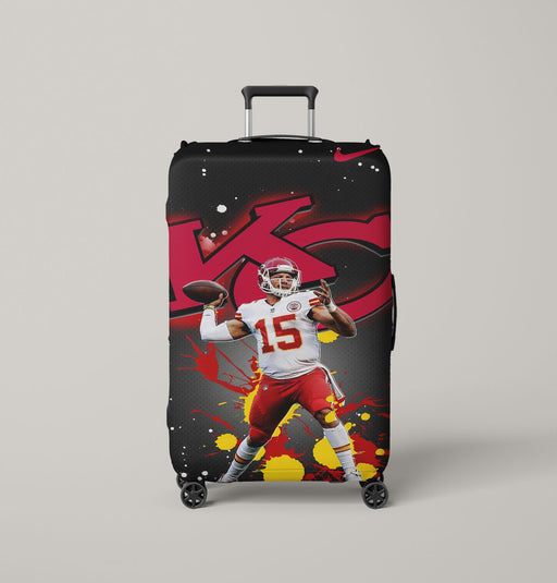 patrick mahomes kansas city chiefs 2 Luggage Cover | suitcase
