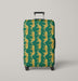 golden tigers walking in forest Luggage Cover | suitcase