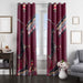 gryffindo pattern window curtains