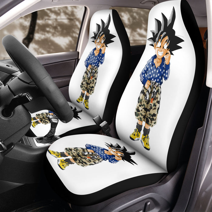 goten with bape fashion Car Seat Covers