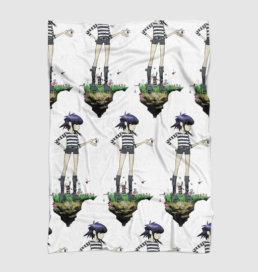 gorillaz member noodle gothic Ultra soft fleece blanket