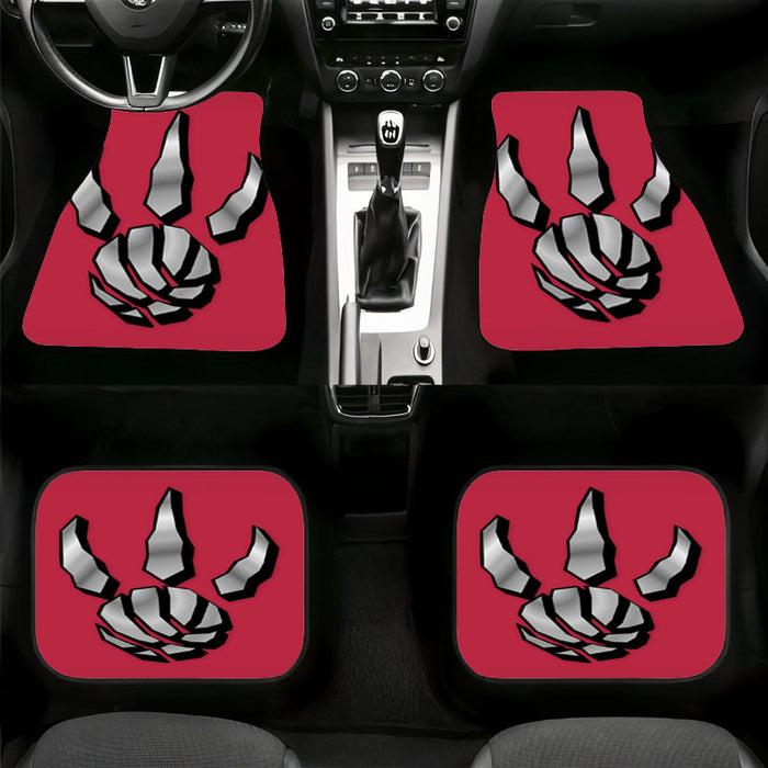 gradient claw toronto raptors Car floor mats Universal fit