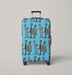 gorillaz member virtual band Luggage Cover | suitcase