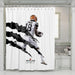 green cincinnati bengals white shower curtains