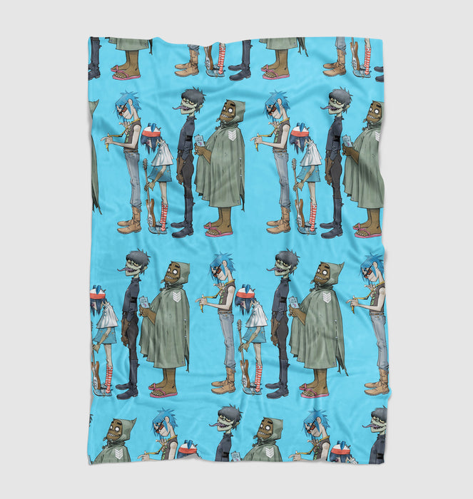 gorillaz member virtual band Ultra soft fleece blanket