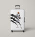 green cincinnati bengals white Luggage Covers | Suitcase