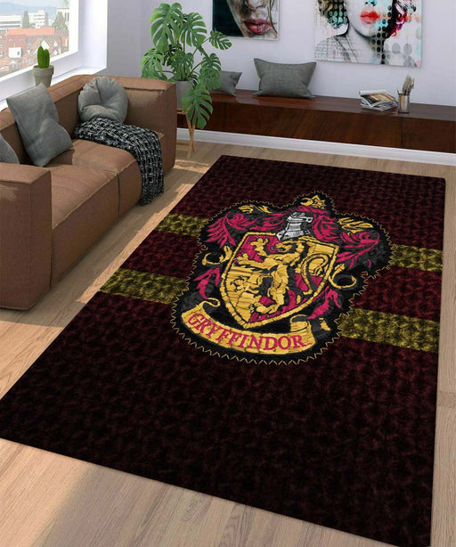 gryffindor logo Living room carpet rugs