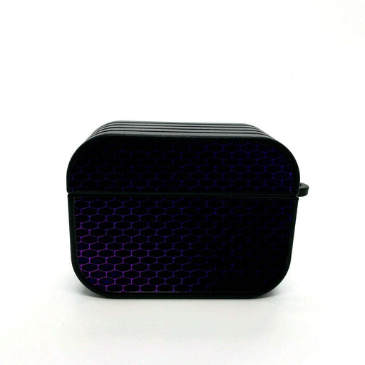 gothic hexagon purple dark airpods case