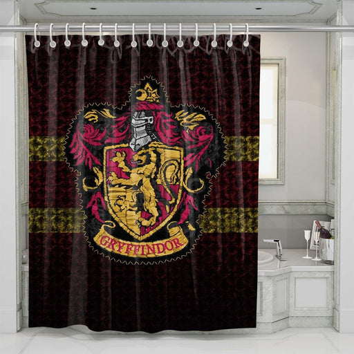 gryffindor logo shower curtains