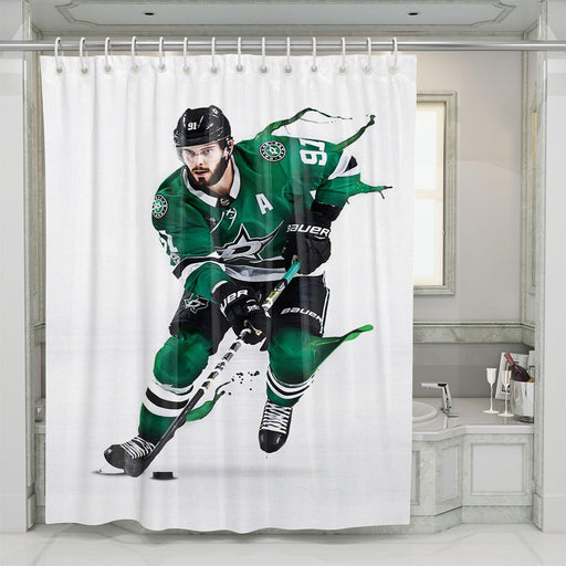 green jersey best player marcos shower curtains