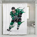 green jersey best player marcos shower curtains