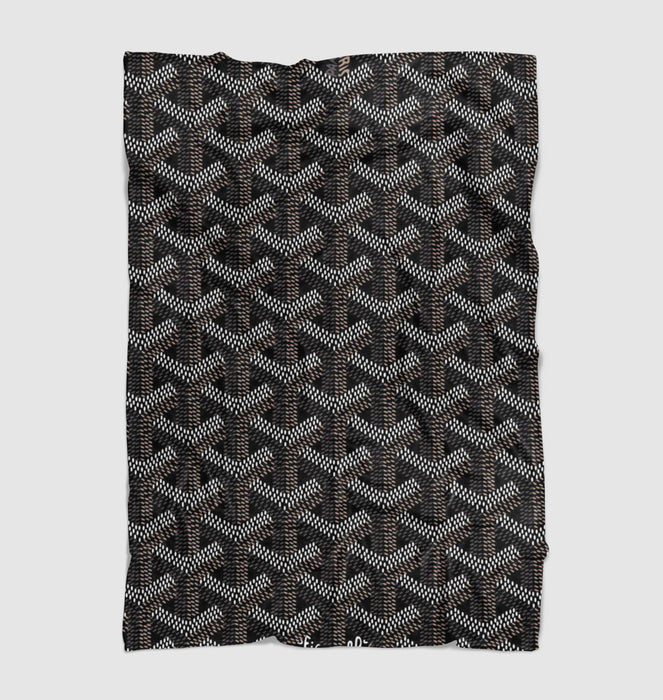 goyard shape monochrome Ultra soft fleece blanket