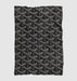 goyard shape monochrome Ultra soft fleece blanket