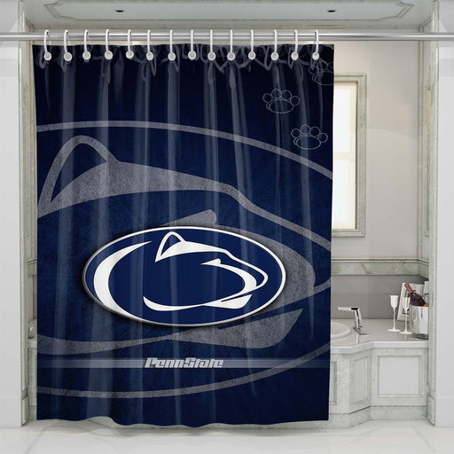 penn state nittany lions football nfl 3 shower curtains