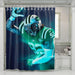 green light football nhl shower curtains